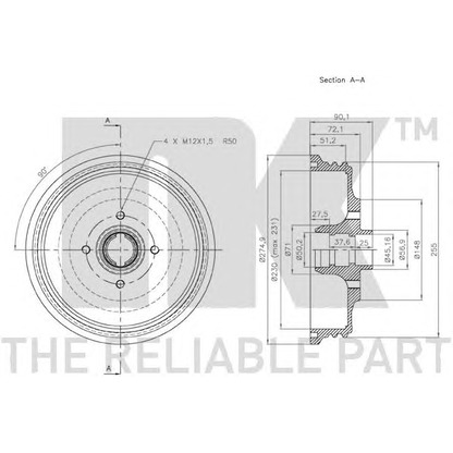 Photo Brake Drum NK 252319