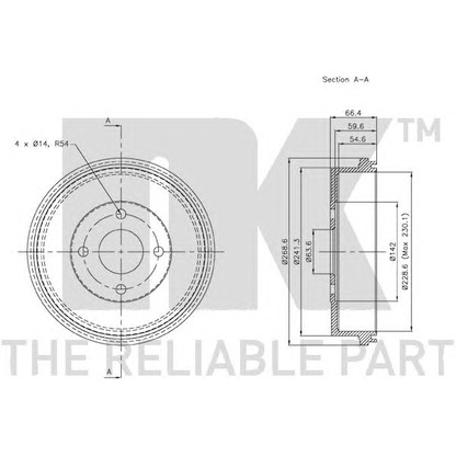 Photo Brake Drum NK 252528