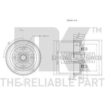 Photo Brake Drum NK 253005