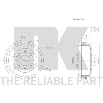 Photo Brake Drum NK 253409