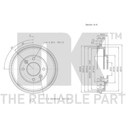 Photo Brake Drum NK 253504