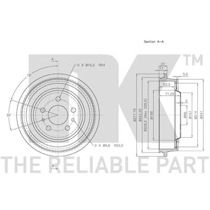 Photo Brake Drum NK 253917