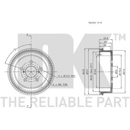 Photo Brake Drum NK 254510