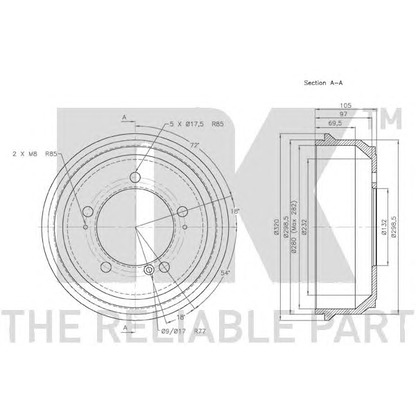 Photo Brake Drum NK 263602