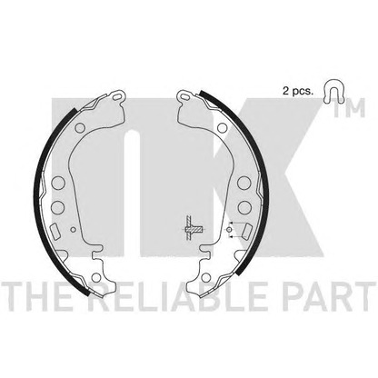 Фото Комплект тормозных колодок NK 2745617