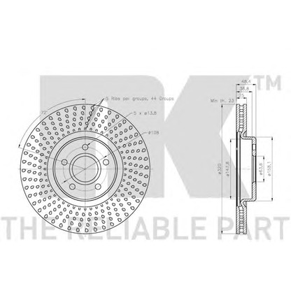 Photo Brake Disc NK 312592