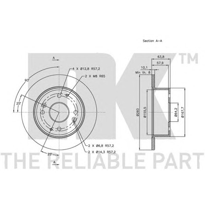 Photo Brake Disc NK 312623