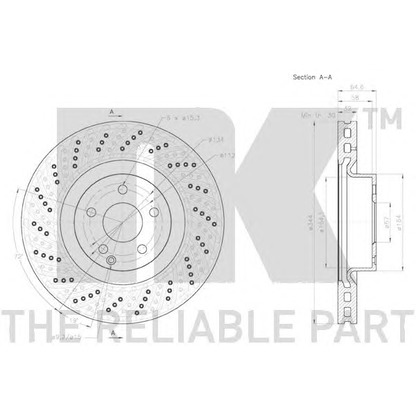 Photo Brake Disc NK 3133108