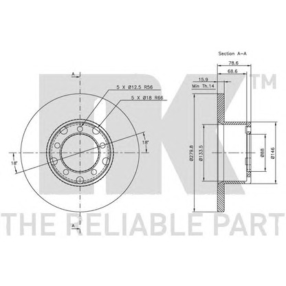 Photo Brake Disc NK 313311