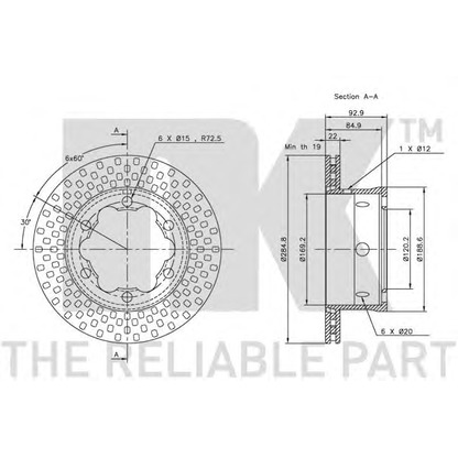 Photo Brake Disc NK 313344