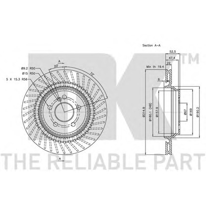 Photo Brake Disc NK 313384