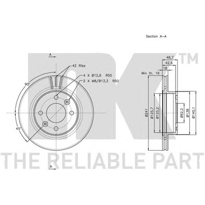 Photo Brake Disc NK 313517