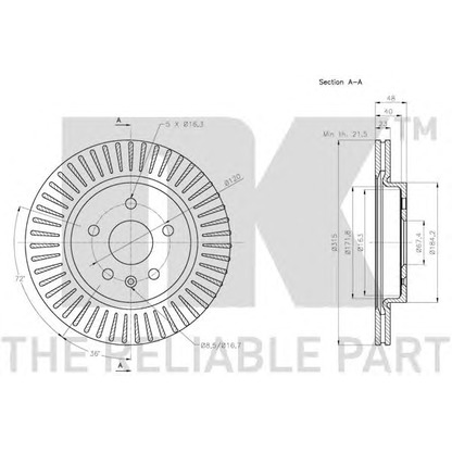 Photo Brake Disc NK 313670