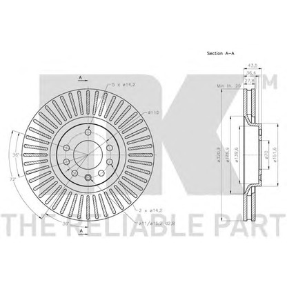 Photo Brake Disc NK 313673