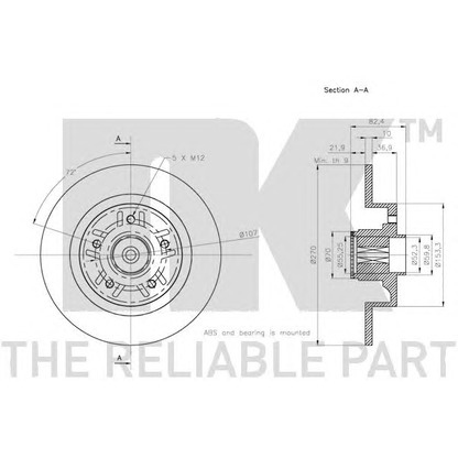 Photo Brake Disc NK 313990