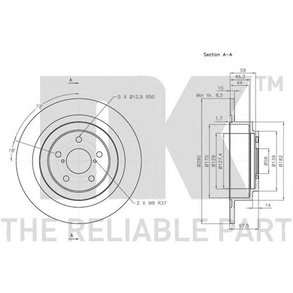 Photo Brake Disc NK 314415