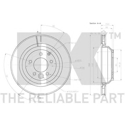 Photo Brake Disc NK 3147138