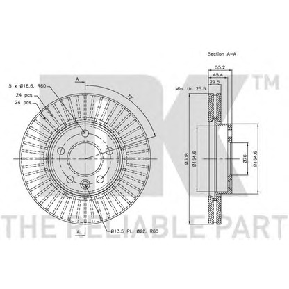 Photo Brake Disc NK 314795