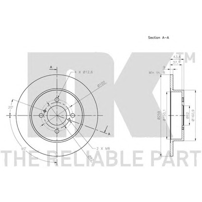 Photo Brake Disc NK 315229