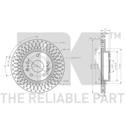 Photo Brake Disc NK 315231