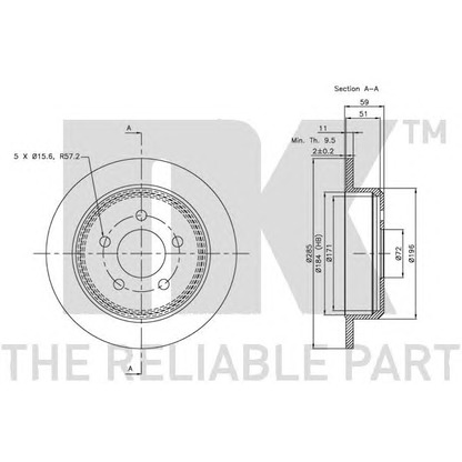 Photo Brake Disc NK 319307