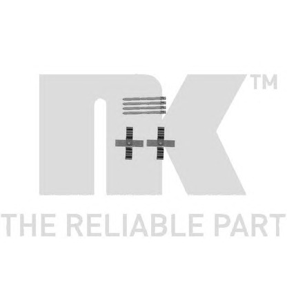 Photo Kit d'accessoires, plaquette de frein à disque NK 79151801