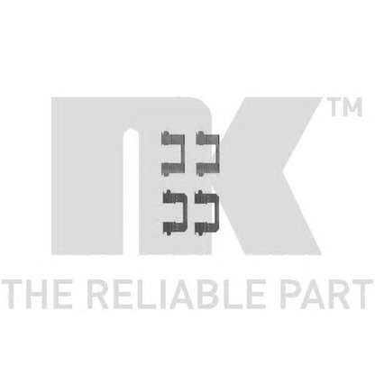 Photo Kit d'accessoires, plaquette de frein à disque NK 79221736