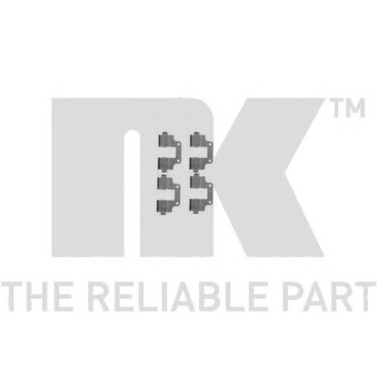 Photo Kit d'accessoires, plaquette de frein à disque NK 79401739