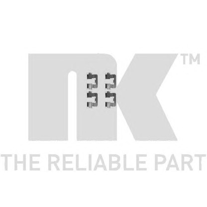 Photo Kit d'accessoires, plaquette de frein à disque NK 79451741