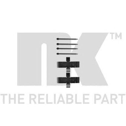 Photo Kit d'accessoires, plaquette de frein à disque NK 7947945