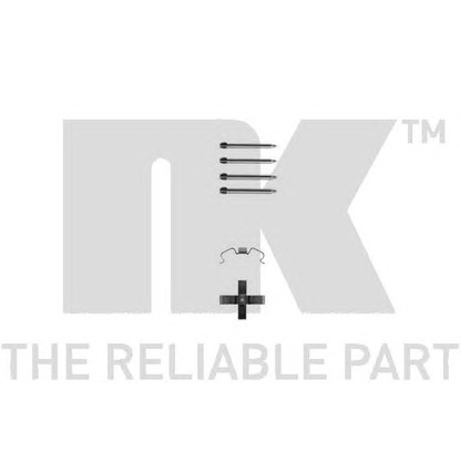 Photo Kit d'accessoires, plaquette de frein à disque NK 7999266