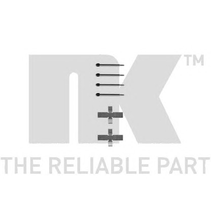Photo Kit d'accessoires, plaquette de frein à disque NK 7999903