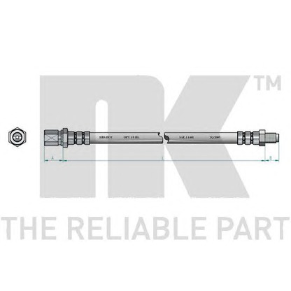 Photo Brake Hose NK 854719