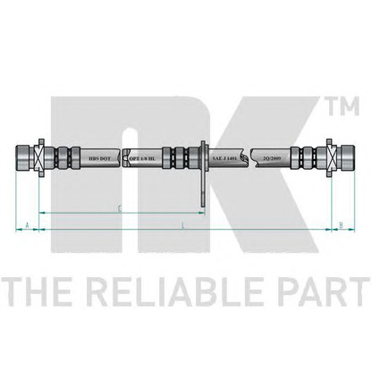 Photo Brake Hose NK 852657