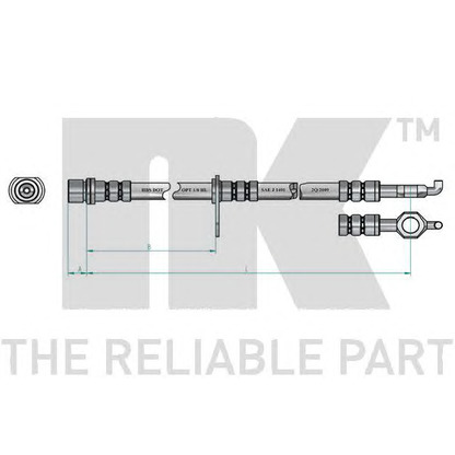 Photo Brake Hose NK 8545149