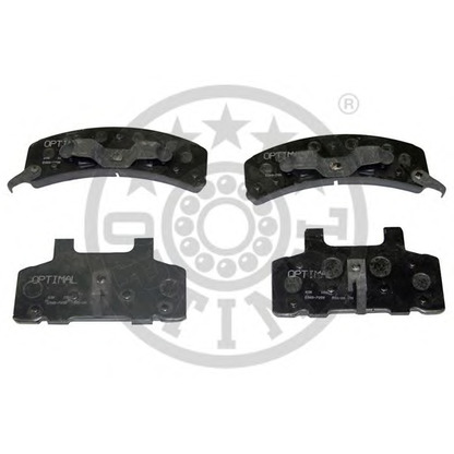 Photo Brake Pad Set, disc brake OPTIMAL 10014