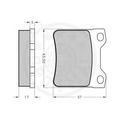 Photo Kit de plaquettes de frein, frein à disque OPTIMAL 10095