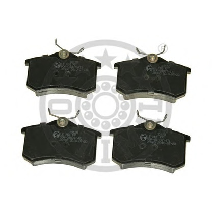 Photo Brake Pad Set, disc brake OPTIMAL 10120