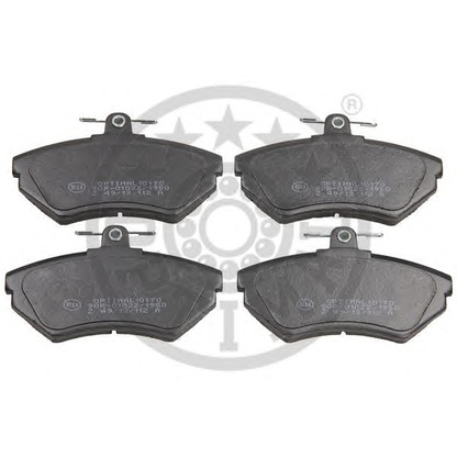 Photo Brake Pad Set, disc brake OPTIMAL 10170