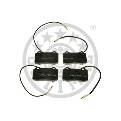 Photo Brake Pad Set, disc brake OPTIMAL 10204