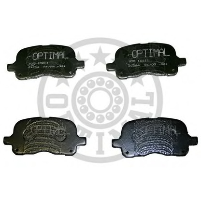 Photo Brake Pad Set, disc brake OPTIMAL 10211