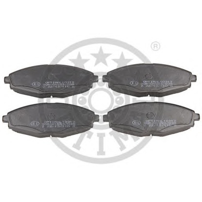 Photo Brake Pad Set, disc brake OPTIMAL 10313