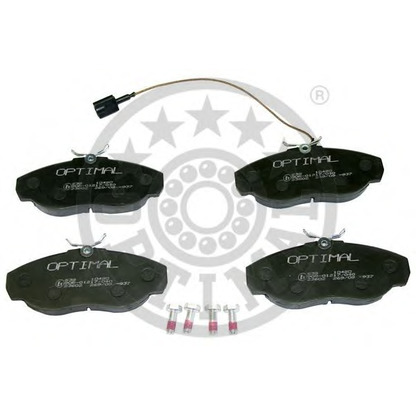 Photo Brake Pad Set, disc brake OPTIMAL 10490