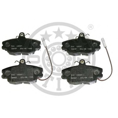 Photo Brake Pad Set, disc brake OPTIMAL 12047