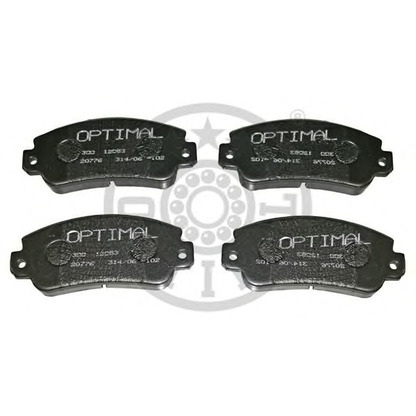 Photo Brake Pad Set, disc brake OPTIMAL 12053