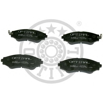 Photo Brake Pad Set, disc brake OPTIMAL 12072