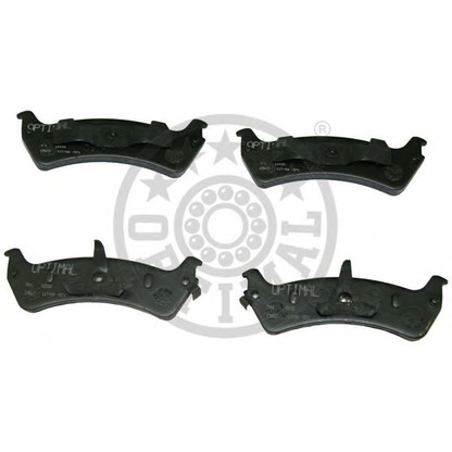 Photo Brake Pad Set, disc brake OPTIMAL 12102