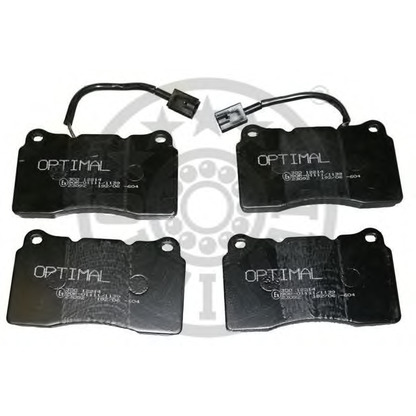 Photo Brake Pad Set, disc brake OPTIMAL 12214