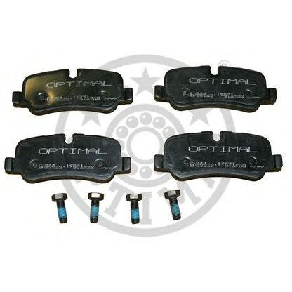 Photo Brake Pad Set, disc brake OPTIMAL 12231