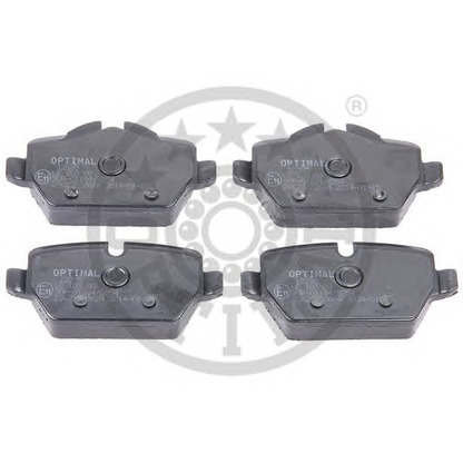 Photo Brake Pad Set, disc brake OPTIMAL 12235